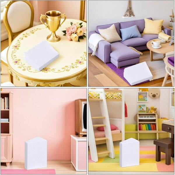 Hemobllo Set 80 livres miniatures pour maisons de poupées et décorations créatives