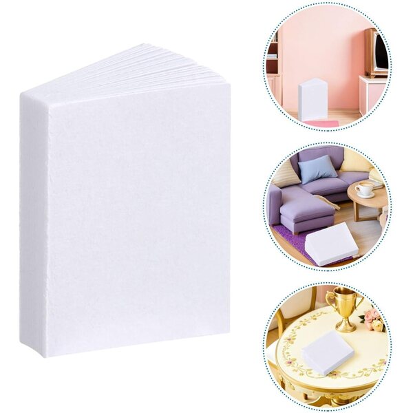 Hemobllo Set 80 livres miniatures pour maisons de poupées et décorations créatives