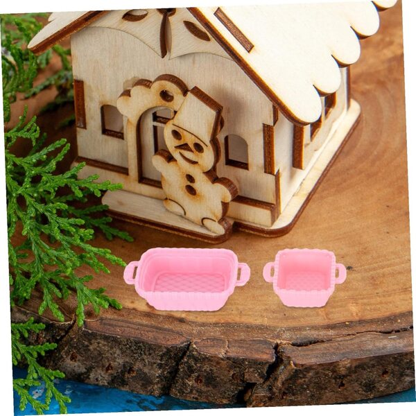 Hemobllo 80 Piezas Cestas Miniatura para Casa de Muñecas de Simulación para Contenedores de Frutas y Pan Miniatura Decoración y Almacenamiento Realista para Juguetes de Pretend Play