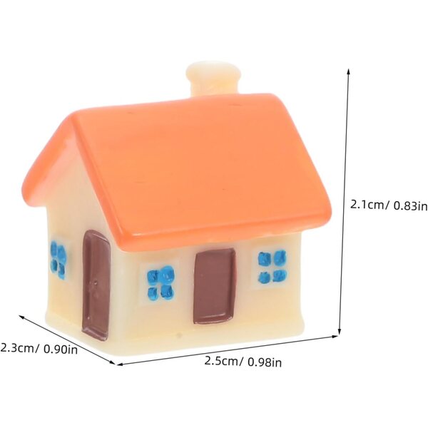 Súprava Hemobllo 6 miniatúrnych figúrok v živici pre rozprávkové záhrady a mikrokrajinky