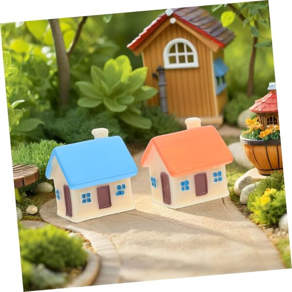 Súprava Hemobllo 6 miniatúrnych figúrok v živici pre rozprávkové záhrady a mikrokrajinky