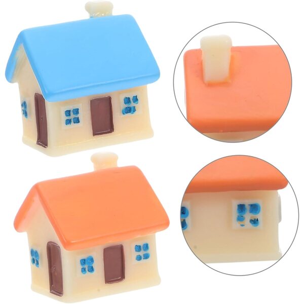 Súprava Hemobllo 6 miniatúrnych figúrok v živici pre rozprávkové záhrady a mikrokrajinky
