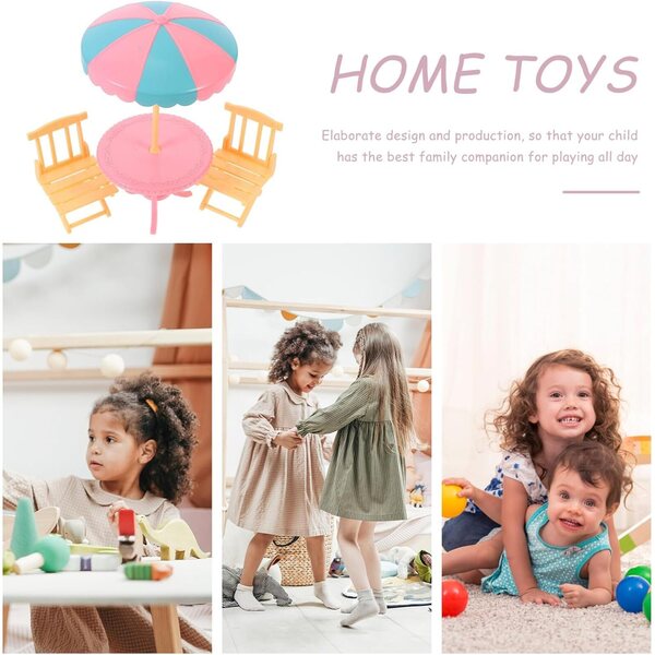 Παιχνίδι Hemobllo Mini Beach Chair σε ABS σετ 2 τεμαχίων για κουκλόσπιτα