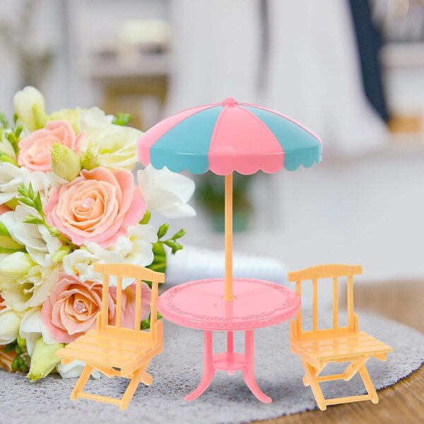 Παιχνίδι Hemobllo Mini Beach Chair σε ABS σετ 2 τεμαχίων για κουκλόσπιτα