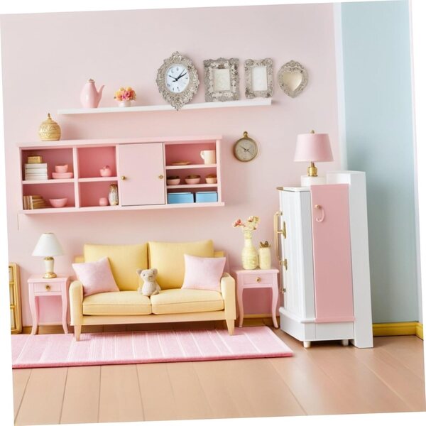 Hemobllo 24 Mini Barock Vintage Resin Frames fir Poppenhaus