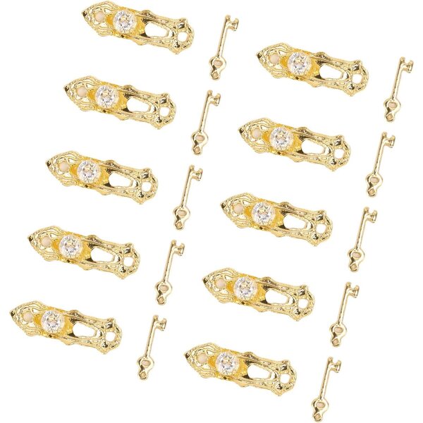 Set di serrature e chiavi in miniatura per porte in cristallo - accessori realistici per casa delle bambole