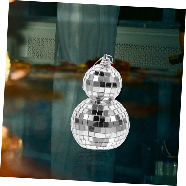 Hemobllo Mini dekorative verspiegelte Disco-Bola mit Umhängeband für Partys und Veranstaltungen