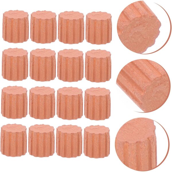 Hemobllo 20 Mini Ladrilhos em Argila para Modelagem e Micro Paisagismo 0,85cm