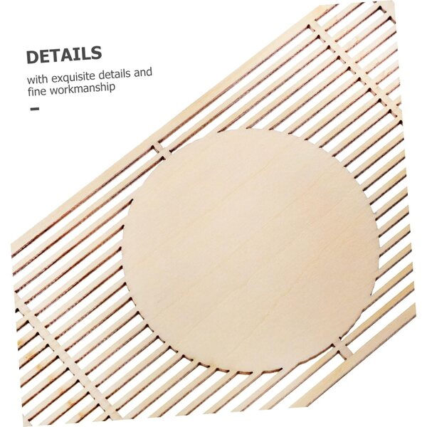 Hemobllo Mini panneau décoratif de style chinois pour maisons de poupées 4 pièces en bois