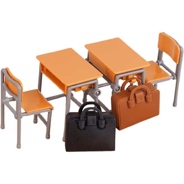 Miniature per Case delle Bambole - Scrivanie, Zaini e Tavolo Studio Realistici
