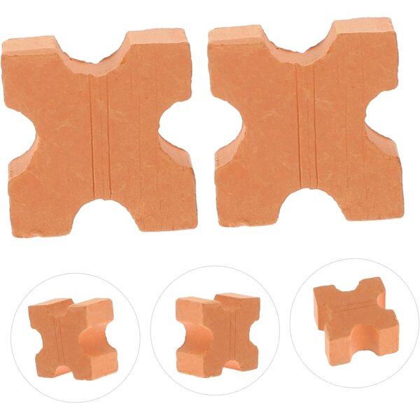 Ladrillos Miniature Hemobllo 1:12, 50 pièces réalistes pour maisons de poupées et micro paysages