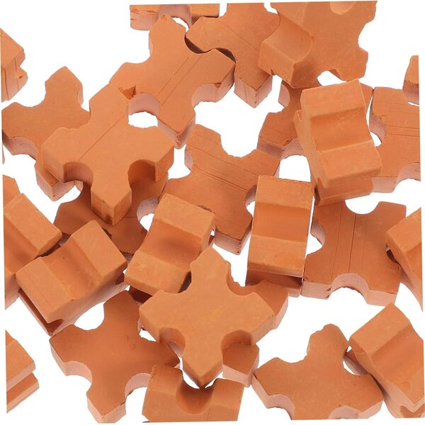 Ladrillos Miniature Hemobllo 1:12, 50 pièces réalistes pour maisons de poupées et micro paysages