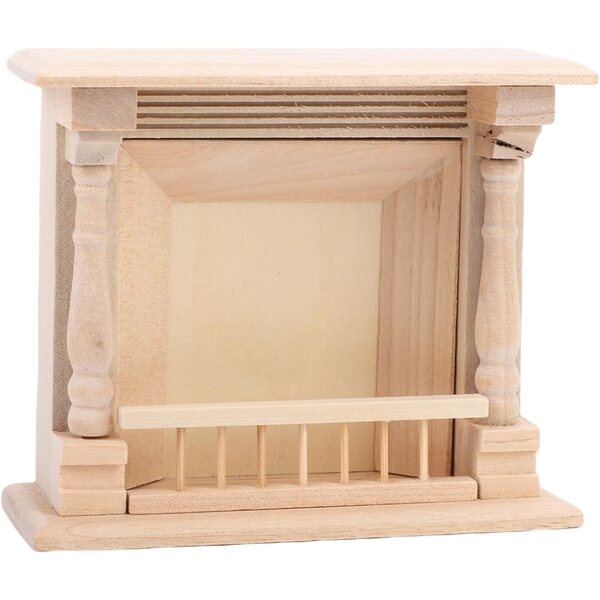 Camino in Legno di Betulla per Casa delle Bambole Scala 1:12 - Miniatura Fai-da-te
