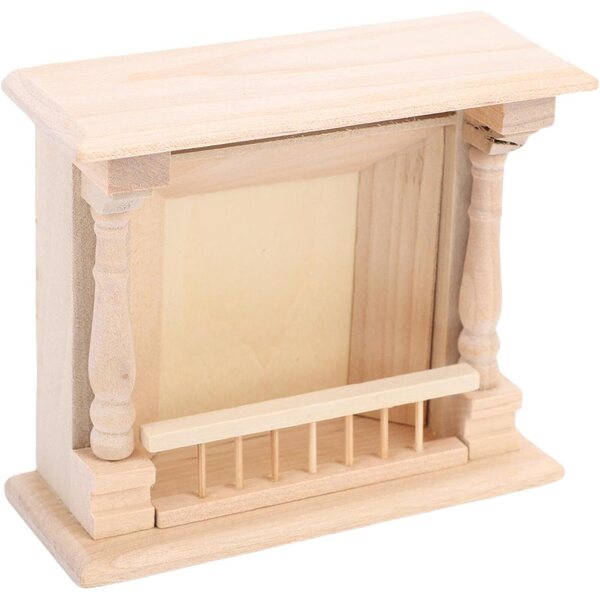Camino in Legno di Betulla per Casa delle Bambole Scala 1:12 - Miniatura Fai-da-te