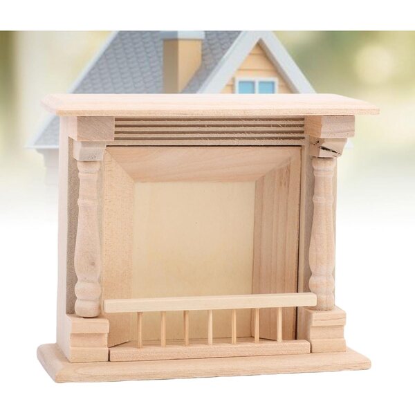 Camino in Legno di Betulla per Casa delle Bambole Scala 1:12 - Miniatura Fai-da-te