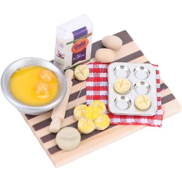 Decorazione Miniatura 1:12 Cucina Panetteria per Casa Bambole Articolate