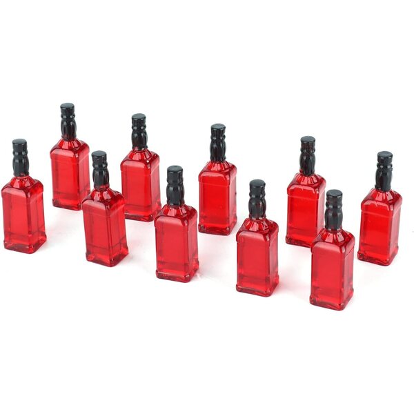 Miniature bottiglie di vino in resina per casa delle bambole, set da 10 pezzi