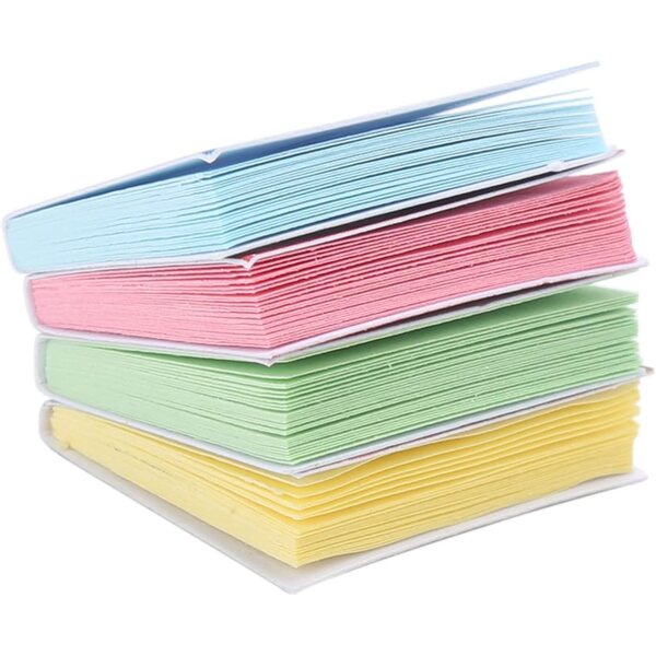 Libri in miniatura per case delle bambole, set 4 pezzi colorati, decorazioni vivaci e resistenti