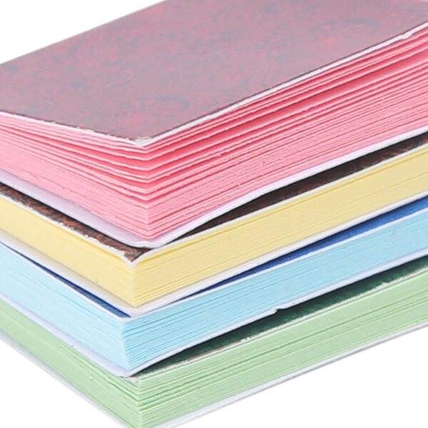 Libri in miniatura per case delle bambole, set 4 pezzi colorati, decorazioni vivaci e resistenti