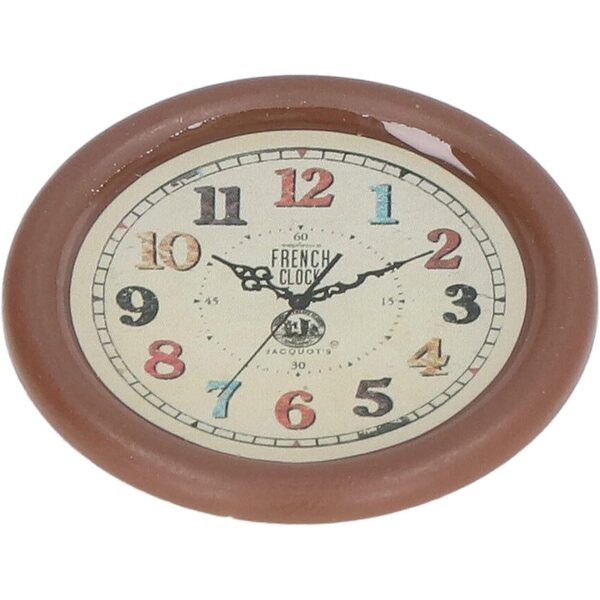 Modello Orologio da Parete in Miniatura Realistico per Casa delle Bambole 1:12