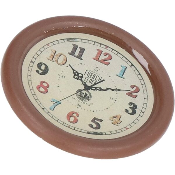 Modello Orologio da Parete in Miniatura Realistico per Casa delle Bambole 1:12