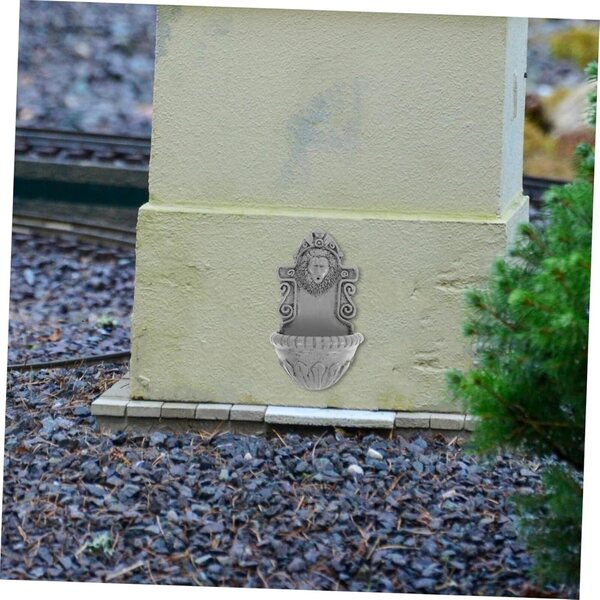 Miniatura De Decoración De Pared Estatua De León Decoración De Jardín Miniatura Superior