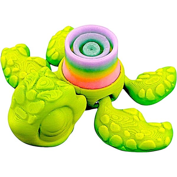 3D-Leuchtfigur einer beweglichen Schildkröte – Dekoration und Anti-Stress-Spiel