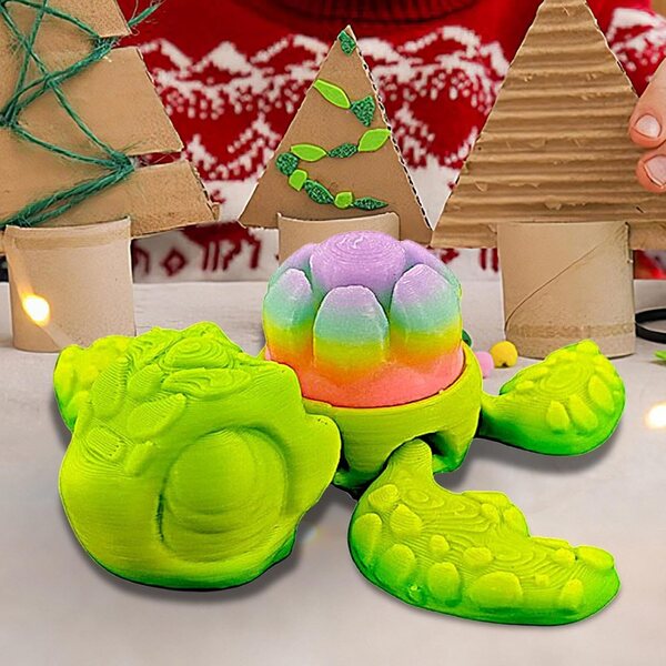 3D-Schildkrötenfigur, die im Dunkeln leuchtet – originelle Dekoration und sicheres Spielzeug für Kinder