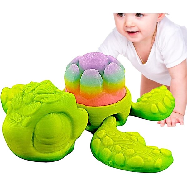 3D-Schildkrötenfigur, die im Dunkeln leuchtet – originelle Dekoration und sicheres Spielzeug für Kinder