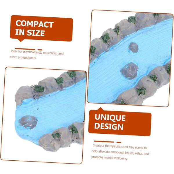 Miniatura Río Hemobllo en Resina para Decoraciones y Ambientes Relajantes