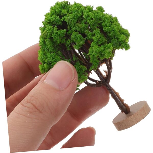 Hemobllo Set 6 Alberi in Miniatura Realistici per Modellismo e Decorazione Paesaggi