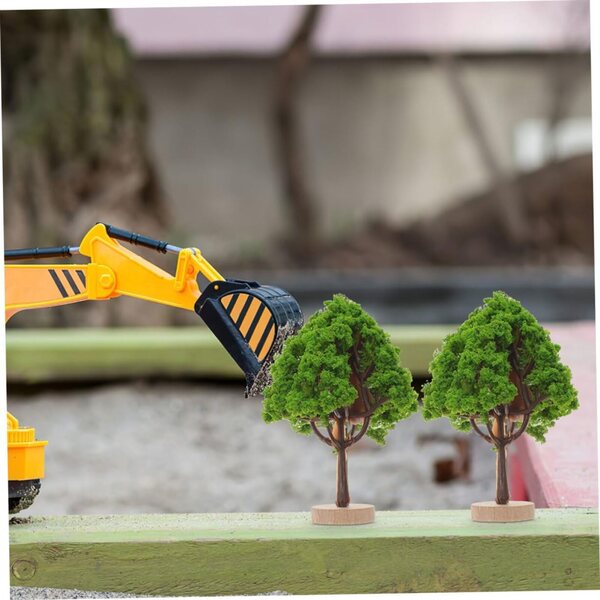 Hemobllo Set 6 Alberi in Miniatura Realistici per Modellismo e Decorazione Paesaggi