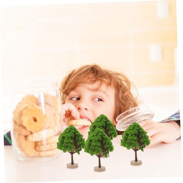 Hemobllo Set 6 Alberi in Miniatura Realistici per Modellismo e Decorazione Paesaggi