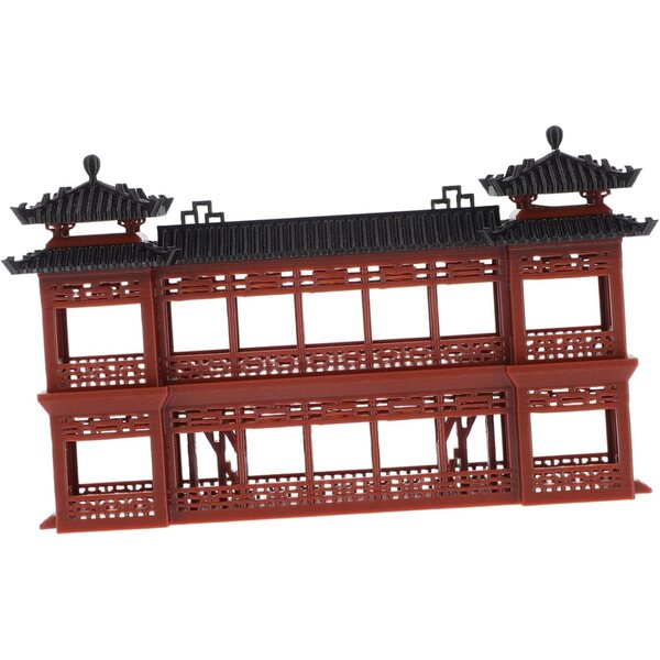 Miniatura Pabellón Asiático para Decoración de Hogar y Jardín - Alipis