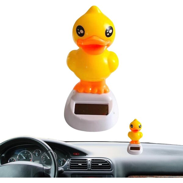 Pato Dancing Yellow Solar Energy automobiliui ir stalui 11 cm