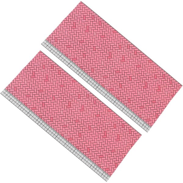 GANAZONO Mini Plancher en ABS 1/50 pour Maison de Poupées et Modélisme 2pcs