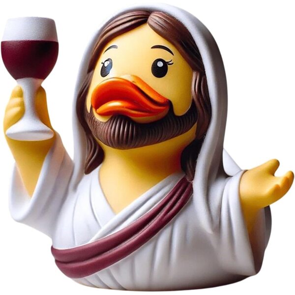 Statuie Rața Donald din rășină 8,9 cm - decor creștin colorat și multifuncțional