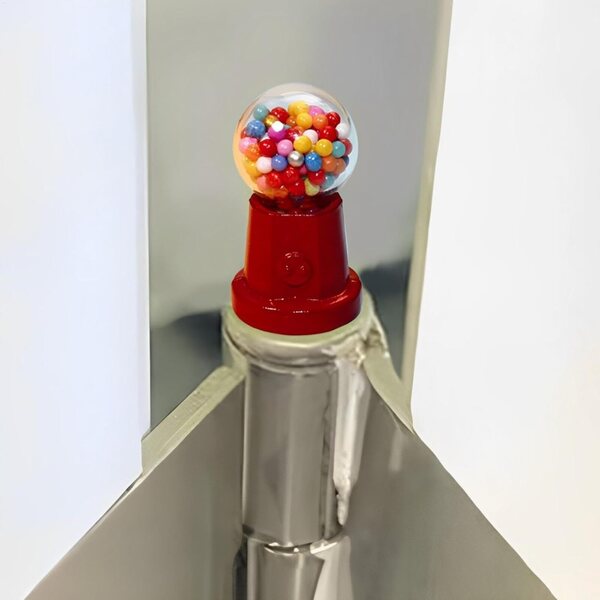 Genérico Small Candy Machine Toy, Creative Candy Machine Decoration,Adorable Design, Cute Dispenser For & Desktop Display, 2.9x1.6x1.2cm/1.14x0.63x0.47in, Alloy