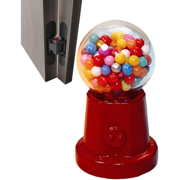 Genérico Small Candy Machine Toy, Creative Candy Machine Decoration,Adorable Design, Cute Dispenser For & Desktop Display, 2.9x1.6x1.2cm/1.14x0.63x0.47in, Alloy