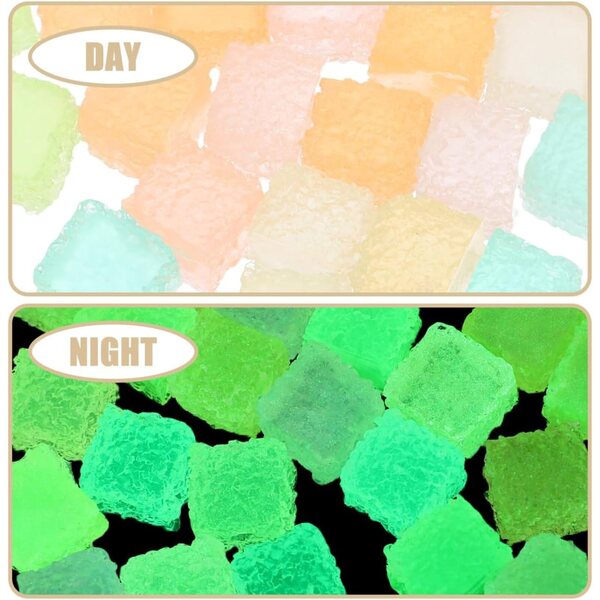 ERINGOGO Luminous Sugar Adornini fir Telefondeckelen an DIY Dekoratiounen