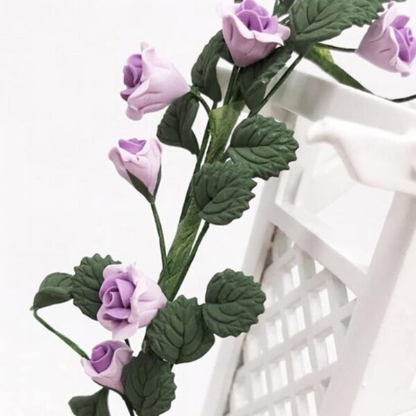 Maison de poupée Miniature fleur décorative Guirnalda 1:12 vepoty