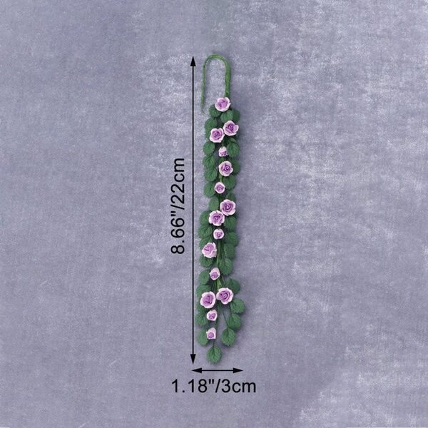 Maison de poupée Miniature fleur décorative Guirnalda 1:12 vepoty