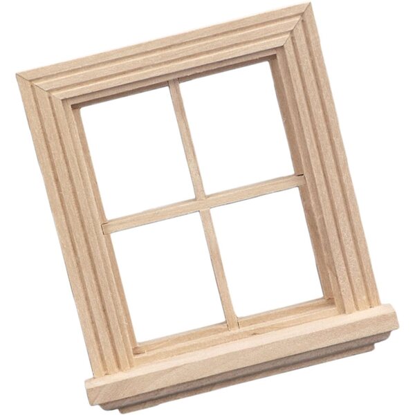 1/12 Holzfensterrahmen für Puppenhäuser und Architekturmodellbau