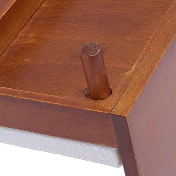 Letto in Miniatura in Legno di Betulla per Casa delle Bambole Scala 1:12