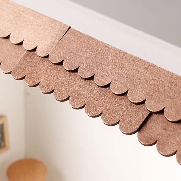 Realistisches hölzernes Puppenhausdach – 20 Teile für Architekturmodelle im Maßstab 1:12