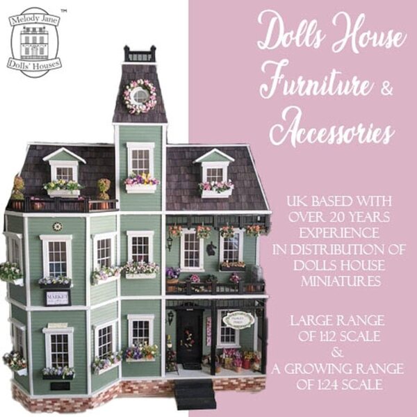 Melody Jane Bamboo House Miniature 1:12 Juusto- ja viinilautanen