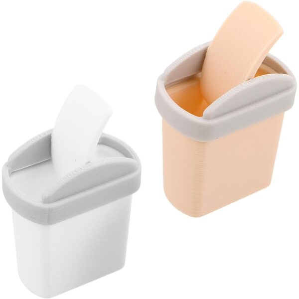 Mini basurero kawaii PLA YARNOW за куклена къща 2 цветни части