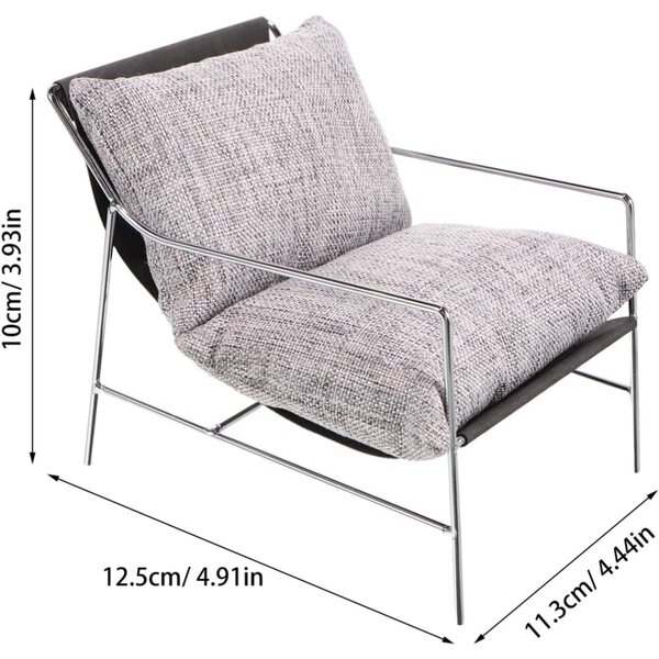 Hemobllo Miniatursofa im Maßstab 1:6, realistische Möbel für Puppenhäuser