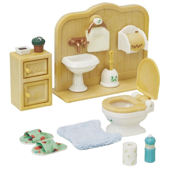 Kopalniški komplet Sylvanian Families z lutko, originalni dodatki Epoch Ka-606