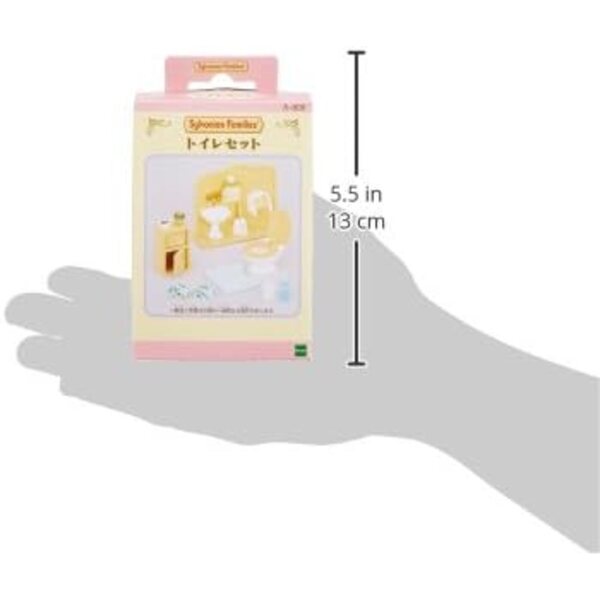 Sylvanian Families Badezimmer-Set mit Puppe, Original-Zubehör der Epoche Ka-606